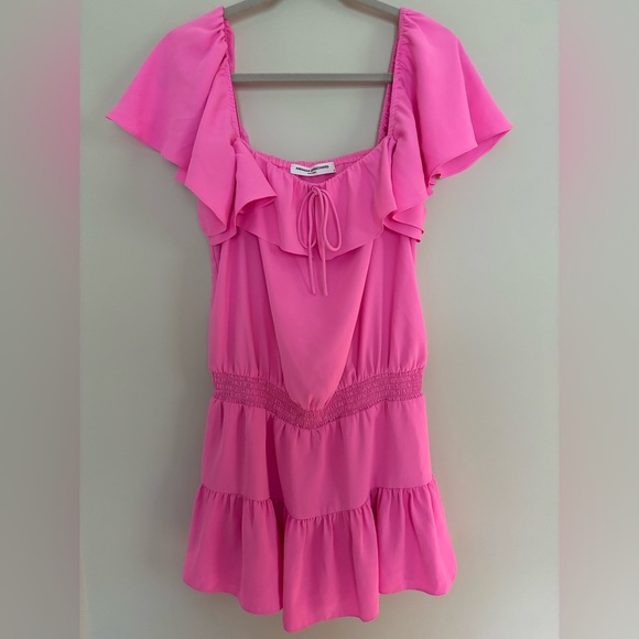 Amanda Uprichard Dresses & Skirts - Amanda Uprichard Ali Skort Romper in Shocking Pink - Sz M
